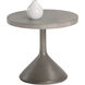 Adonis 17.5 X 15.75 inch Grey Outdoor End Table